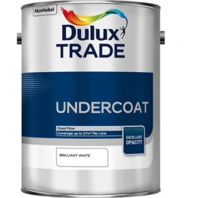 Image of Dulux Trade Undercoat Brilliant White 5L