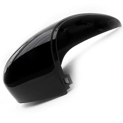 Image of UNDERGROUND PARTS Shadow Black Door Wing Mirror Cover Cap Right Drivers Side for Ford Fiesta mk7 2008 2017