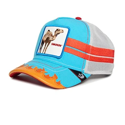 Image of Goorin Bros. The Farm Supercharged Collection Trucker Hat for Men and Women, Blue (Somebody Stop Me), One Size, size