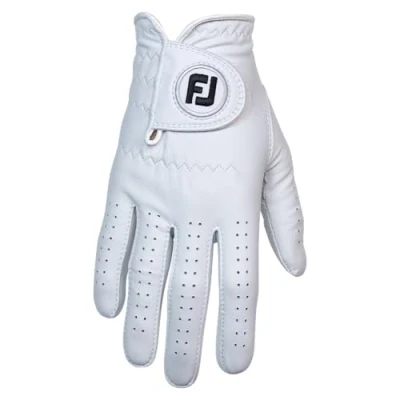Image of Footjoy CabrettaSof Golf Glove, White, M/L