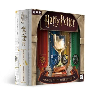 Image of USA OPOLY Harry Potter: House Cup Competition Board Game 2 to 4 Players Ages 11+ 75 Minute Playing Time