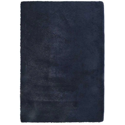 Image of vidaXL Shaggy Rug High Pile NAVARRA Navy 200x290 cm Polyester