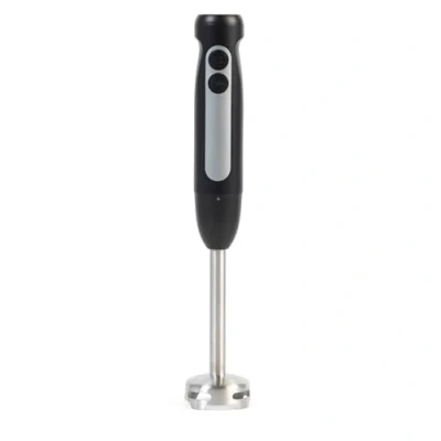 Image of Progress EK4254PSHIMMERSIL Shimmer Handheld Stick Blender Electric Immersion Blender, Detachable Stainless Steel Rod, 2 Speed Settings, Perfect for Soups, Smoothies &amp; Baby Food, Black/Silver, 300 W