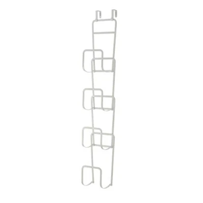 Image of Yamazaki 6508 Joint Bag Holder (L), white, Steel, Minimalist, 19 x 18 113～137 cm