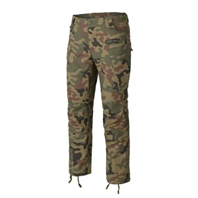 Image of Helikon Tex Men&#039;s SFU Next Mk2 Trousers Polycotton R/S PL Woodland Size 36W / 32L