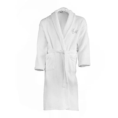 Image of 5* HOTEL EDITION WHITE WAFFLE/TERRY MEN BATHROBE (XL)
