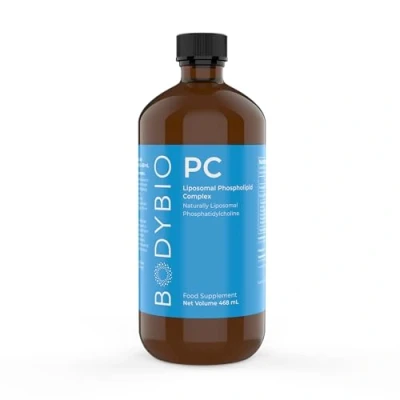 Image of BodyBio Phosphatidylcholine Liquid Liposomal for High Absorption Potency No Fillers Additives 16 oz