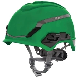 Image of V Gard H1 Non Vented Helmet Green