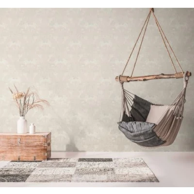 Image of Livingwalls Travel Styles Non Woven Wallpaper, Vintage Wallpaper in White and Cream, Oriental for Various Rooms, 10.05 m x 0.53