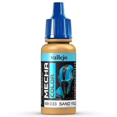Image of Vallejo 17 ml &quot;AV Mecha Color&quot; Acrylic Airbrush Colour Sand Yellow