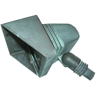 Image of Bronze LED 4 Light Outdoor Ground Verdigris IP44