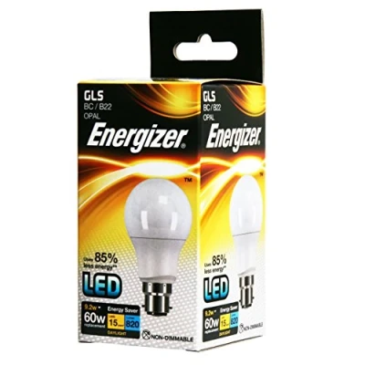 Image of Energizer LED GLS Energy Saving Lightbulb, B22, 9.2 W, Daylight