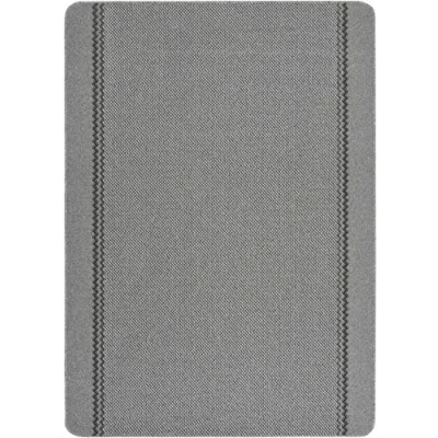 Image of Dandy by William Armes, Kilkis Washable Extra Large Living Room Rug, Silver, 190 x 133