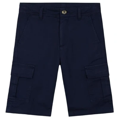 Image of CityComfort Boys Cargo Shorts with Pockets, Breathable Cotton Summer (Navy, 11 12 Years)