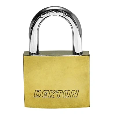Image of Dekton DT70131 40MM Titanium Plated Iron Padlock, Black