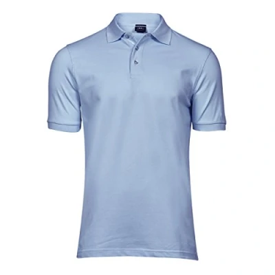 Image of Tee Jays Men&#039;s Stretch Polo Shirt Bright Blue M
