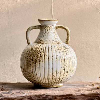 Image of Nkuku Anjuna Reactive Glaze Decorative Jug Small