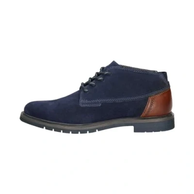 Image of bugatti Men&#039;s Dessertboot mit Komfortweite und Gummizug Fashion Boot, darkblue, 7 UK