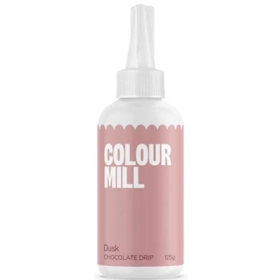 Image of Colour Mill Choco Drip Dusk, Cake Glaze, Easy Melt Chocolate for Cakes, Cookies, Macarons, Ice Cream, Pops, Strawberries, and Decorations 125g