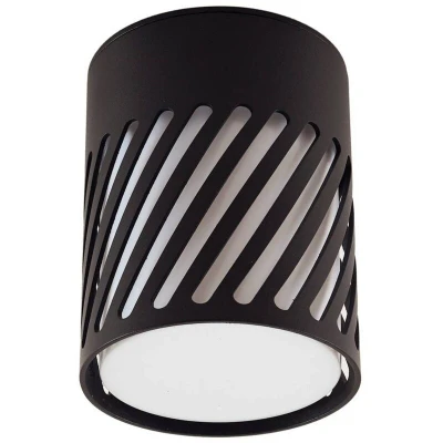 Image of Lindby outdoor ceiling light Lurinda, 10.5 cm, black, aluminium,
