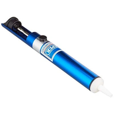 Image of Draper 23553 Solder Sucker Gun, 31.9cm x 7.1cm 2.4cm, Blue