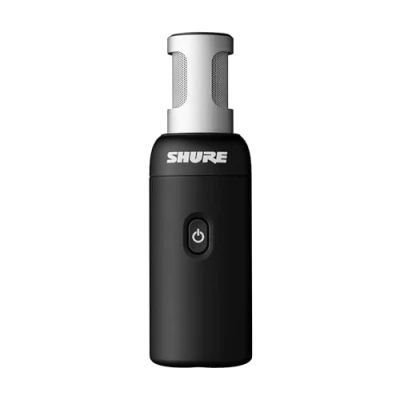 Image of Shure MoveMic 88+ Wireless Microphone Professional Audio Recorder for Film/Field Recording Interviews, Stereo Mic 4 Polar Patterns Compatible with iOS/Android via MOTIV App (MV88+W Z6)