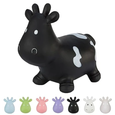 Image of Hoppimals T TFF NN139 Tootiny Space Hopper for Kids Bouncing Animal from 1 Year and Above, Black