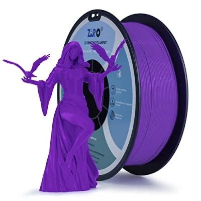 Image of ZIRO PLA Filament 1.75mm, 3D Printer PRO Basic Color Series 1.75mm 1kg (2.2lbs), Dimensional Accuracy +/ 0.03mm, Purple