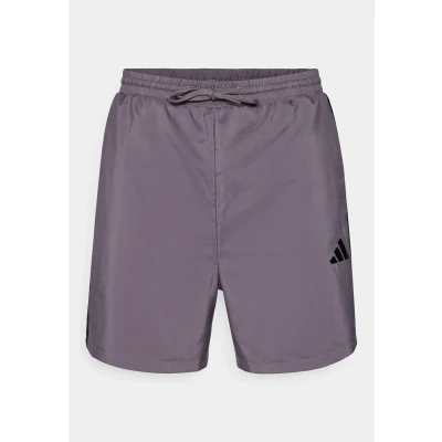 Image of adidas Men&#039;s Essential Three Stripes Chelsea Base Short, Grey Strata/Black, XS