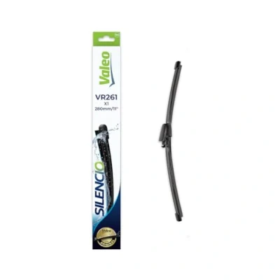 Image of VALEO Silencio Wiper VR261 High Performance, Superior 360 Degrees Visibility, Easy Installation Original Flat Blade 280mm Rear 1 574298