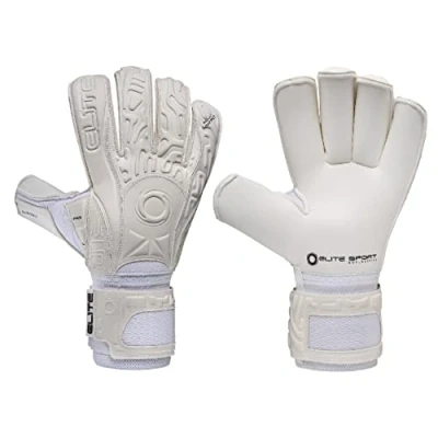 Image of Elite Sports Solo White Goalkeeping Gloves