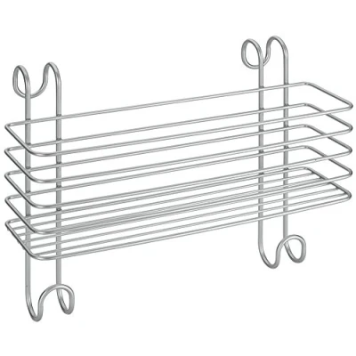 Image of Metaltex Hanging basket Radius, Metal, Silver, 33 x 13 25 cm