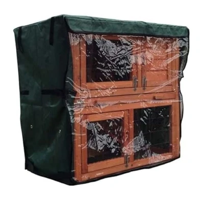 Image of FeelGoodUK RABBIT HUTCH COVER ONLY OUTDOOR RAIN for hutches 92 cm (l) x 45 (d) 80 (h)