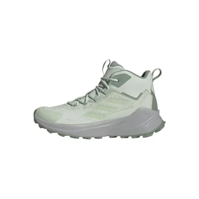 Image of Adidas Terrex Trailmaker 2 MID Hiking shoes, Women&#039;s, Size: 7, Linen green/silver green Leather/synthetics
