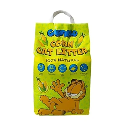 Image of Garfield Corn Cat Litter 10L 100% Natural Ingredients Biodegradable ECO FRIENDLY