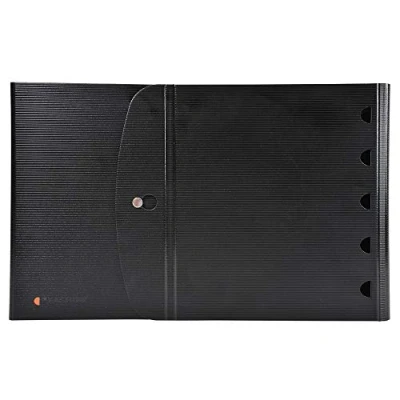 Image of Exacompta Ref 56234E Exactive Exashow Presentation Ring Binder Suitable for Holding A3 Documents, Portrait Orientation, 30mm Spine, 4 x O rings Black