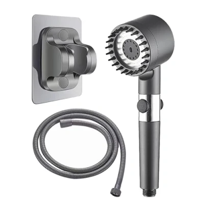 Image of Marvulur Showerhead, Drivse Iondrops Multifunctional Massage Shower, Handheld Shower Head with Hose, High Pressure (1pc)