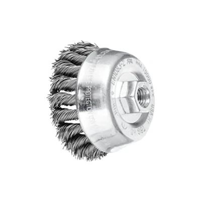 Image of PFERD 43306031 Brush TBG 80/M14 ST 0.50 SG Steel Wire, Knotted, 1 Count