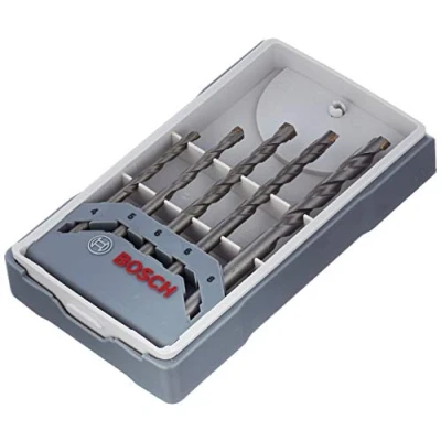 Image of Bosch 2607017080 CYL 3 Concrete Drill Bit Set, Silver Percussion 4 8mm, Grey