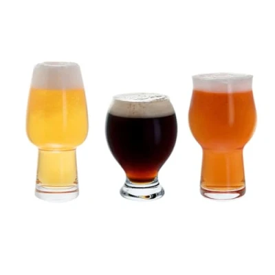 Image of Dartington Party Pack Set Of 3 Three Cheers for Beers