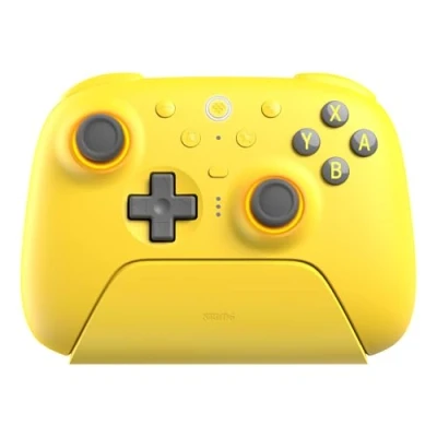 Image of 8Bitdo Ultimate 2 Bluetooth Controller for Switch/Switch &amp; Windows PC, Switch Pro with TMR Joysticks, Switchable Hall Effect/Tactile Triggers, Vibration and Motion Control Yellow