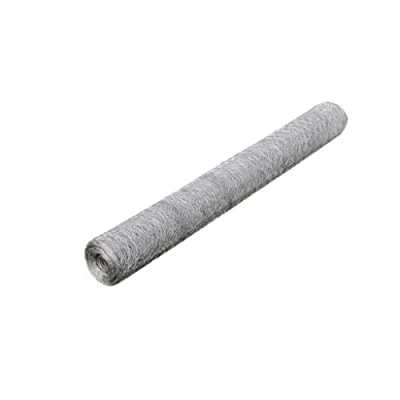 Image of vidaXL Galvanised Steel Chicken Wire Fence for Aviaries, Rabbit and Cages, Tree, Plant Protection Silver, 0.75x25m