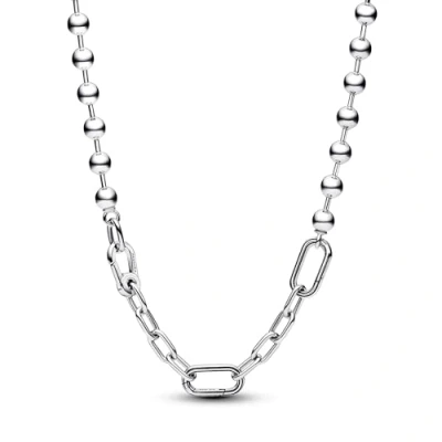Image of Pandora ME Sterling silver bead &amp; link necklace, 45