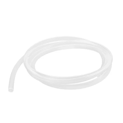 Image of sourcingmap Silicone Tube, 8mm ID, 10mm OD, 2M, Flexible Rubber Tubing, Water Air Hose Pipe, Translucent, for Pump Transfer