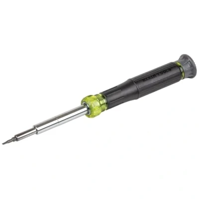 Image of Electronic Screwdriver, 14 in 1 with 8 Precision Tips, Slotted, Phillips, and Tamperproof TORX Bits, 6 Nut Drivers Klein Tools 32314