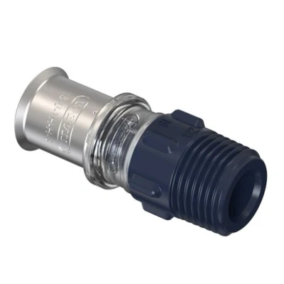 Image of Wavin Tigris K5 Connector Single Male Thread 0.75 Inch X16Mm