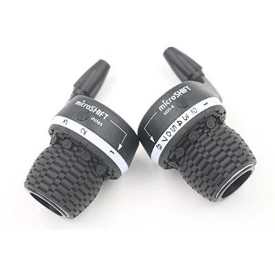 Image of MIXIM trip 8 speed microshift twist grip bike gear shifters shimano compatible