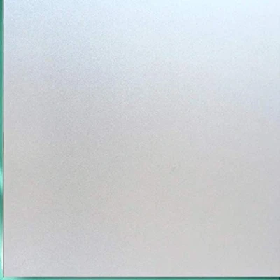 Image of Coavas Window Privacy Film Frosted Glass Non Adhesive Static Cling Tint for Bathroom Door Vinyl Frosting Stickers Heat Control Home Winter Coverings(17.5 x 78.7 Inch, Pure)
