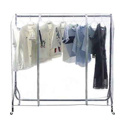 Image of Xample® NEW Clear Quality Clothes Garment Strong Waterproof 4ft Tidy Rail Cover (Only Cover)