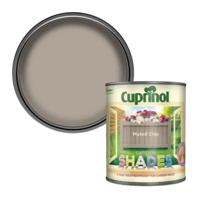Image of Cuprinol Garden Shades Exterior Woodcare, Muted Clay, 1 Litre